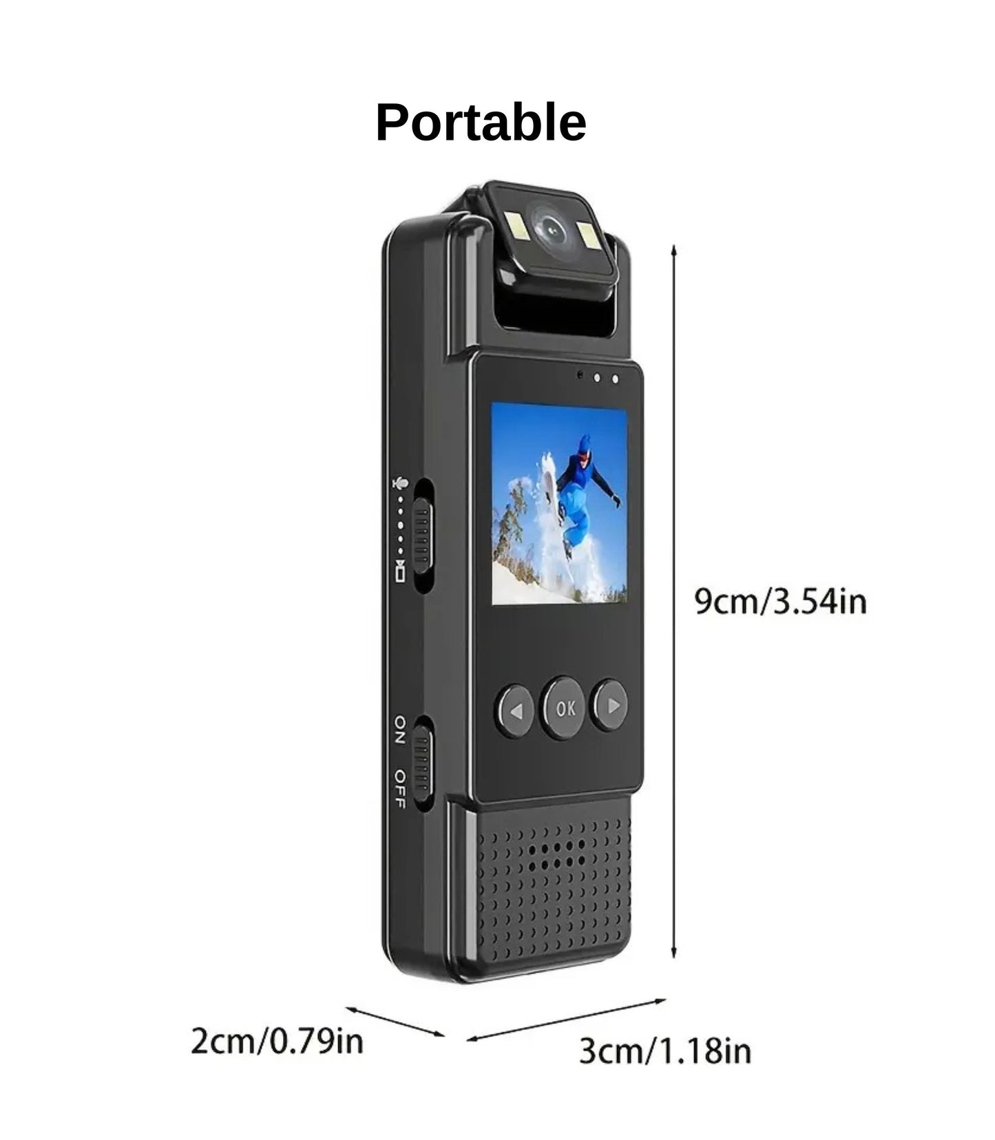 WiFi Mini Body Camera – Video Recorder Protection