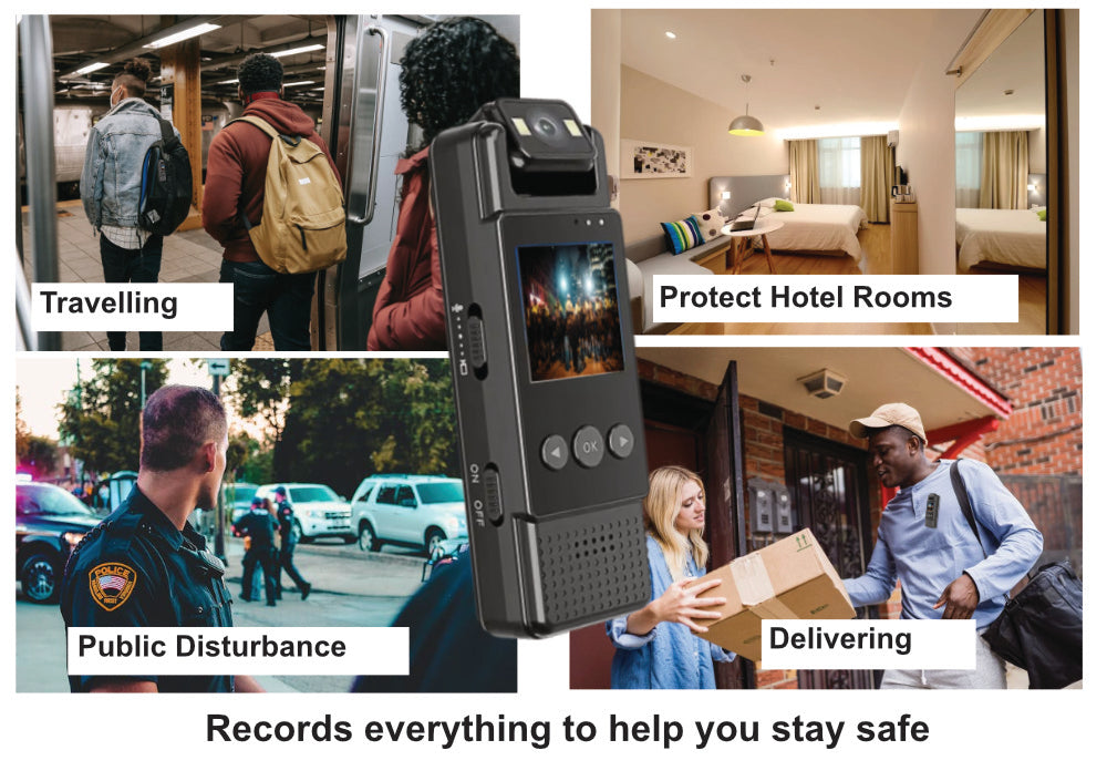 WiFi Mini Body Camera – Video Recorder Protection