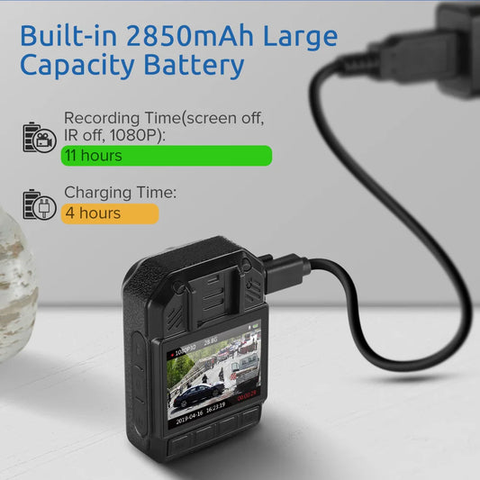 Body Worn Mini Camera HD  DVR Video Recorder