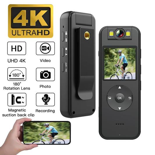 Ultra HD 4K Mini Camera Infrared Night Vision Miniature Camcorder