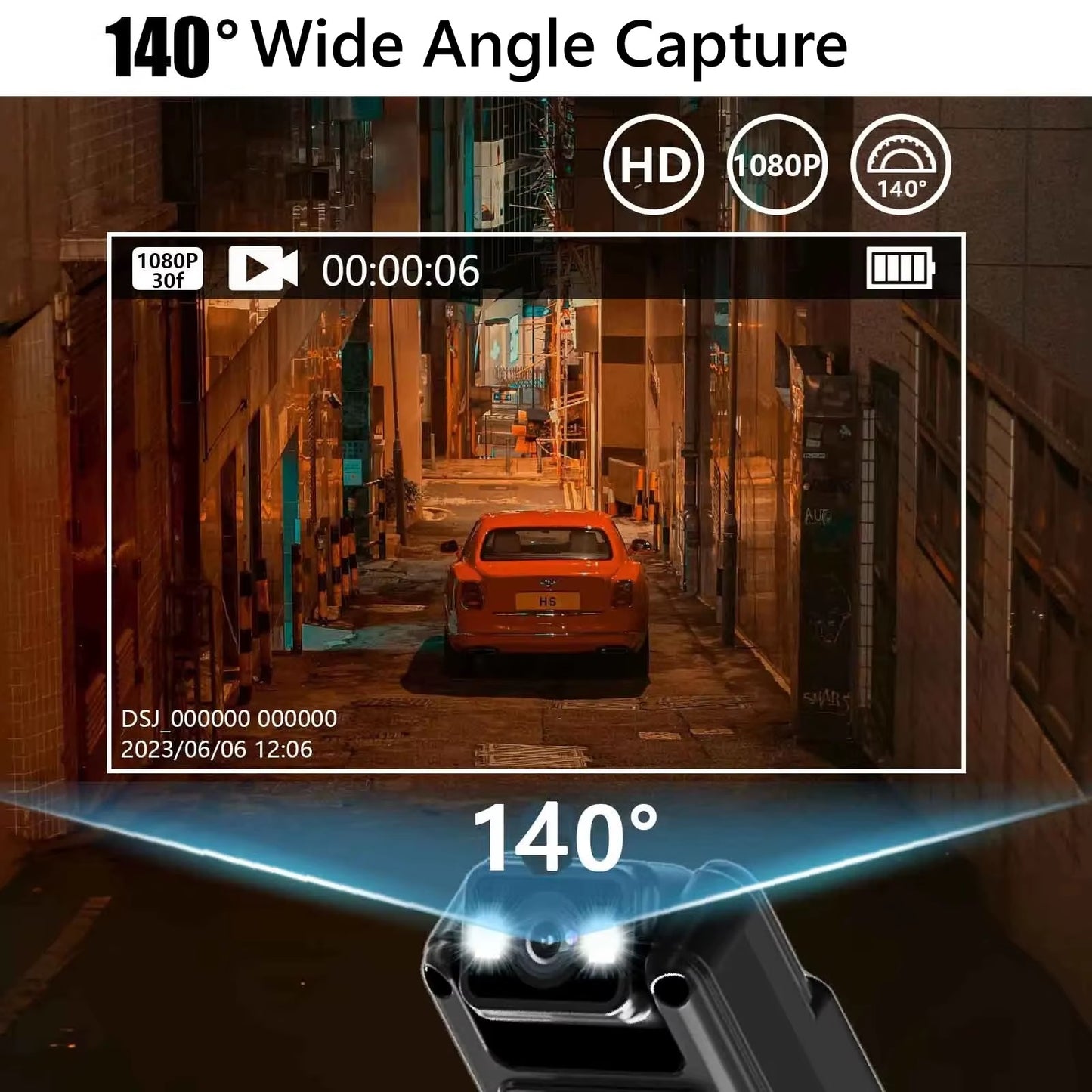 WiFi Mini Body Camera – Video Recorder Protection