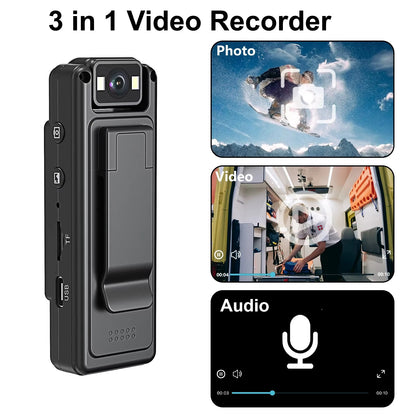 WiFi Mini Body Camera – Video Recorder Protection