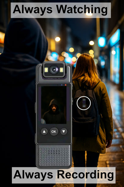 WiFi Mini Body Camera – Video Recorder Protection