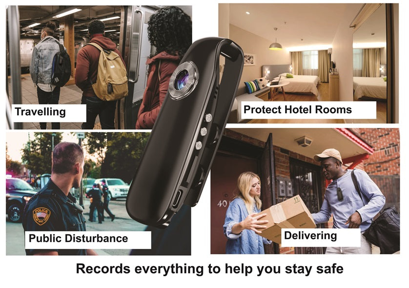 Mini Body Camera – Video Recorder Travel Protection Companion