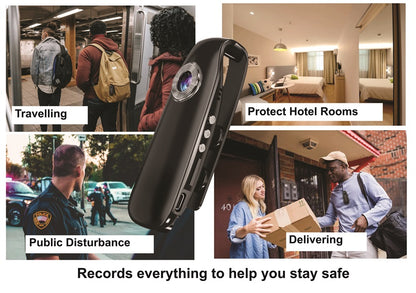 Mini Body Camera – Video Recorder Travel Protection Companion